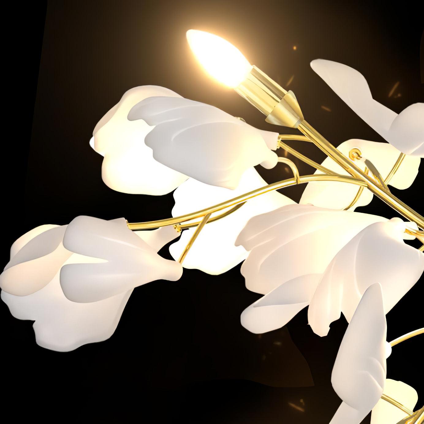 Gingko Flowers Plug-in Wall Lamp