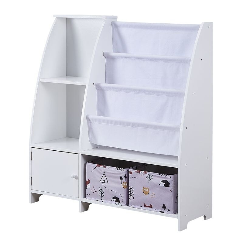 Kids Large Capacity with Cute Design Bookshelf  Muti Use Storage Shelf