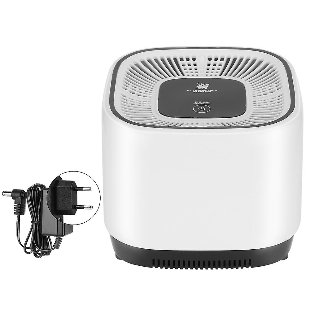 Home Desktop Air Purifier 360 Degree Micro Ecological Anion Office Air Cleaner Filter(EU Plug 100-240v )