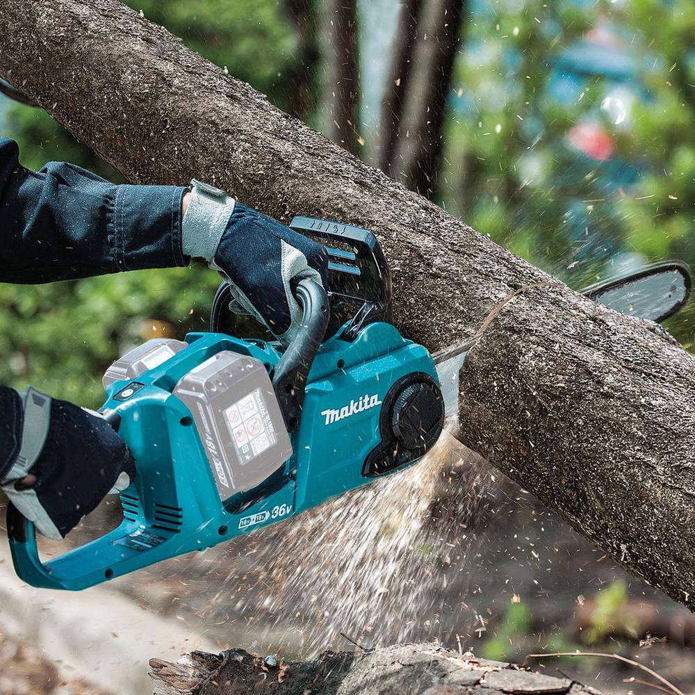 Makita LXT 14 in. 18V X2 (36V) Lithium-Ion Brushless Battery Rear Handle Chainsaw (Tool-Only) XCU03Z