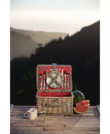 Picnic Time Watermelon Catalina Picnic Basket