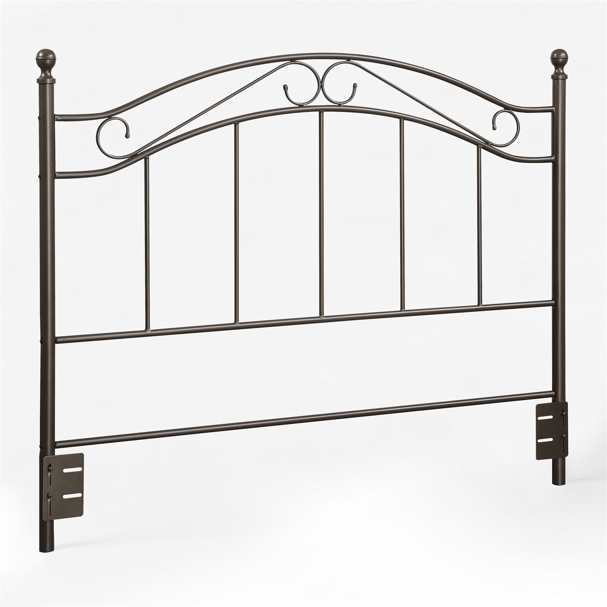 Mainstays Elegant Adaptable Full and Queen Metal Headboard, Bronze