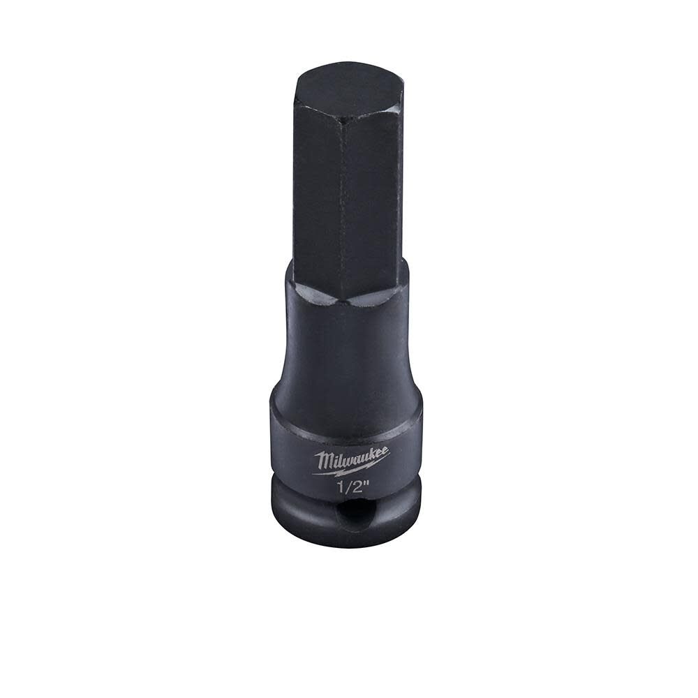 Milwaukee SHOCKWAVE Lineman's 3/8 in. Drive 1/2 in. Hex Bit Socket 49-66-5154 from Milwaukee