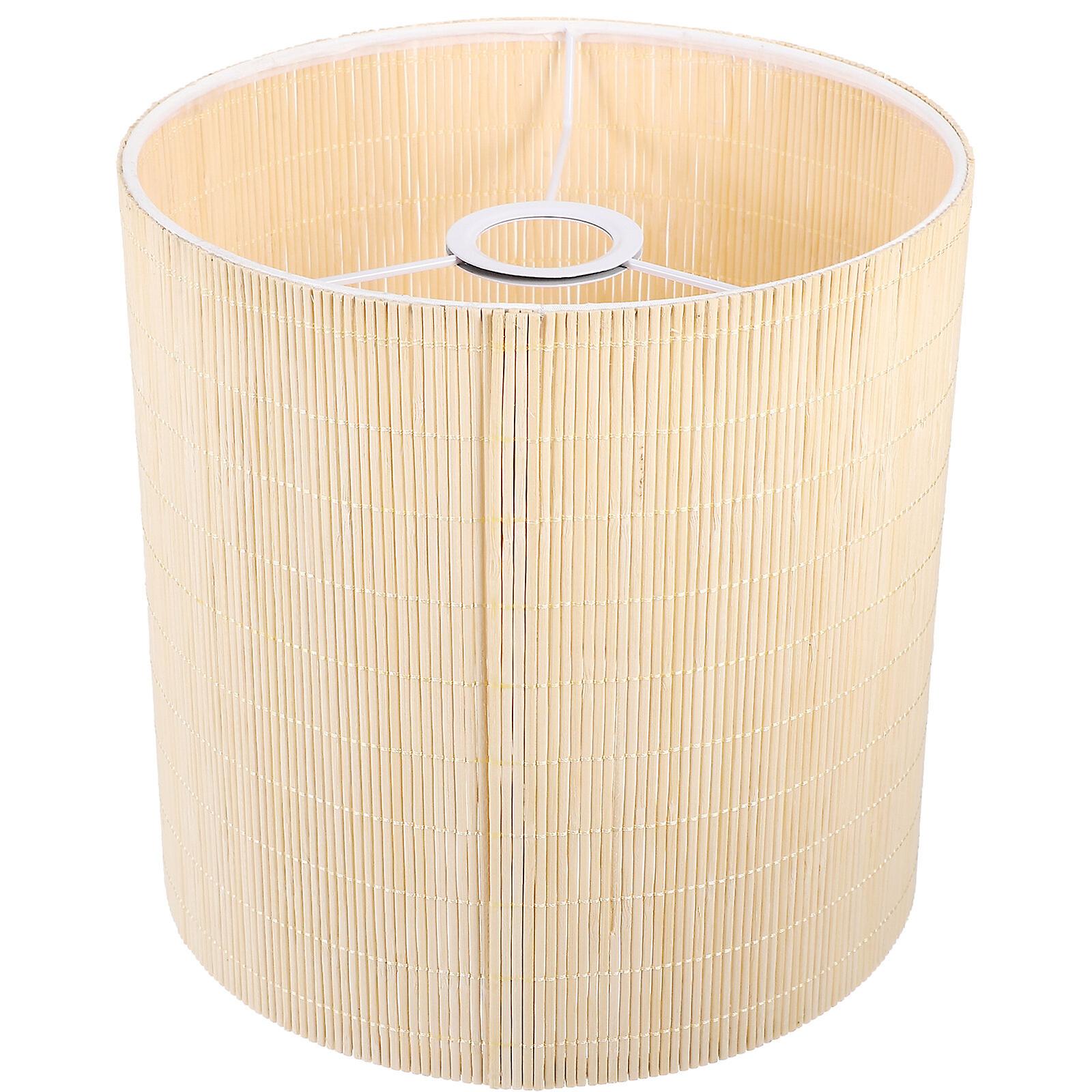 Woven Lampshade Rustic Lampshade Pendant Light Cover Replacement Hanging Lamp Shade(e27/e14)