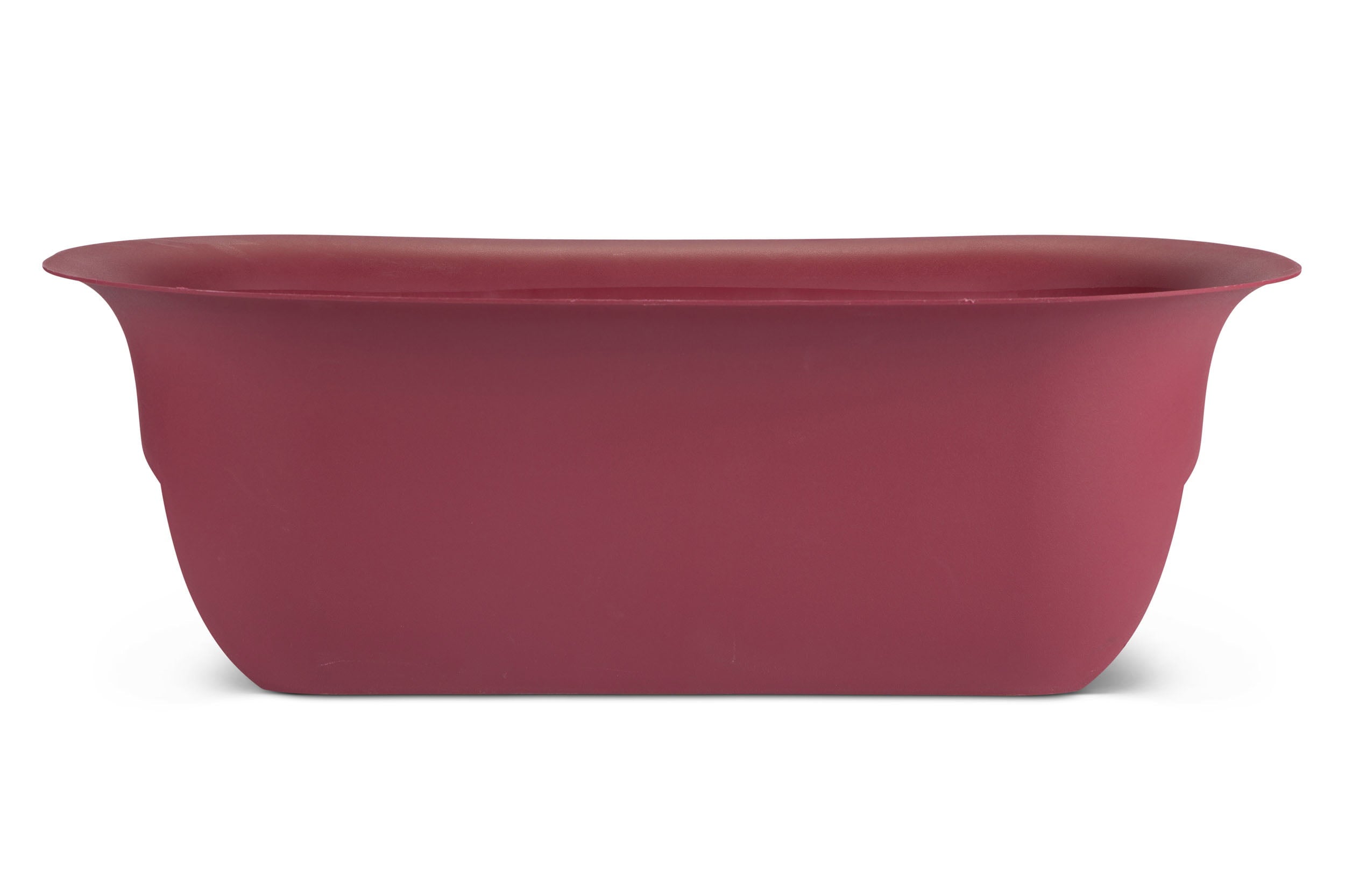 Modica Rail Planter 24" - Union Red