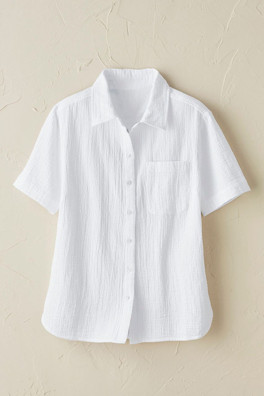 Summer Breeze Gauze Camp Shirt