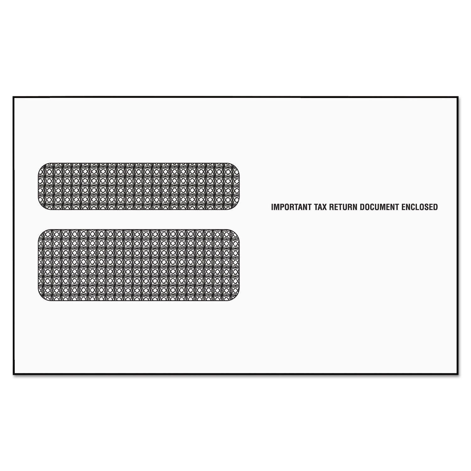 W-2 Laser Double Window Envelope by TOPSandtrade; TOP2219LESR