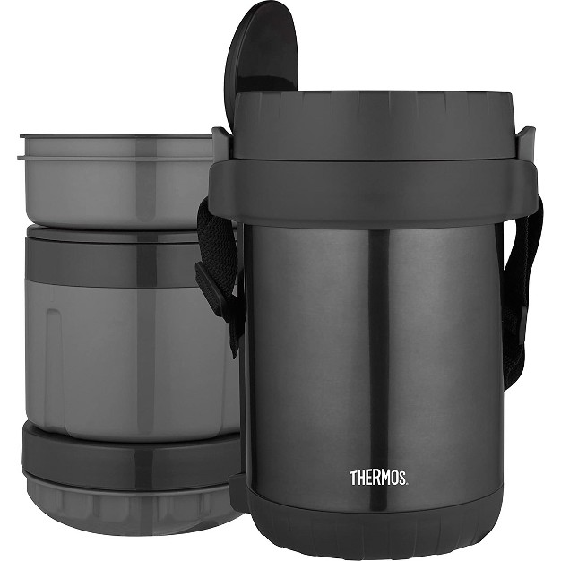 Thermos Vacuum Insulated All in one Meal Carrier With Spoon Stainless Steel