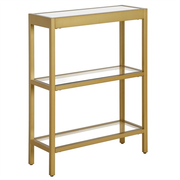 22 In Brass Finish Console Table Henn amp hart