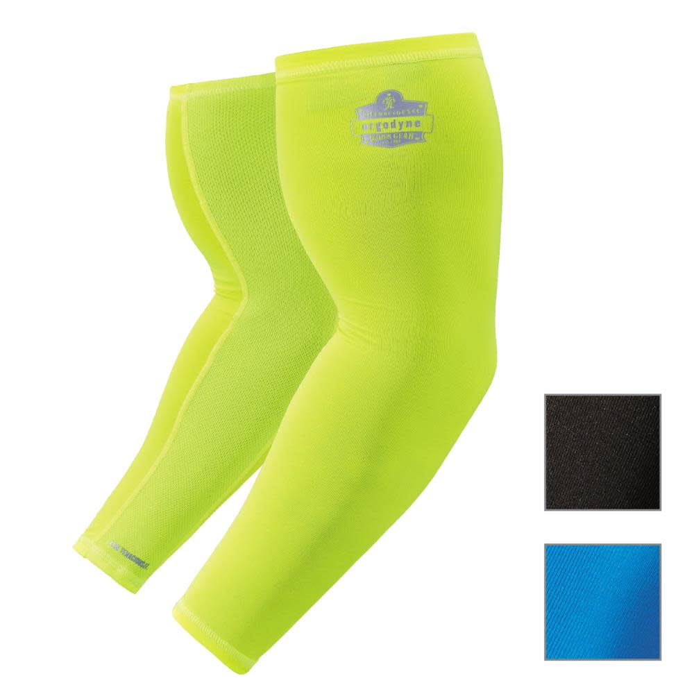 Ergodyne Chill-Its 6690 2XL Lime Cooling Arm Sleeves ;