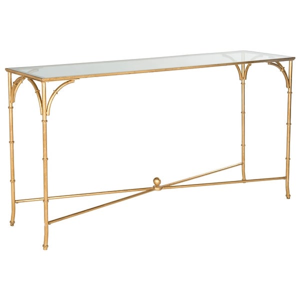 SAFAVIEH Maurice Gold Console Table - 63