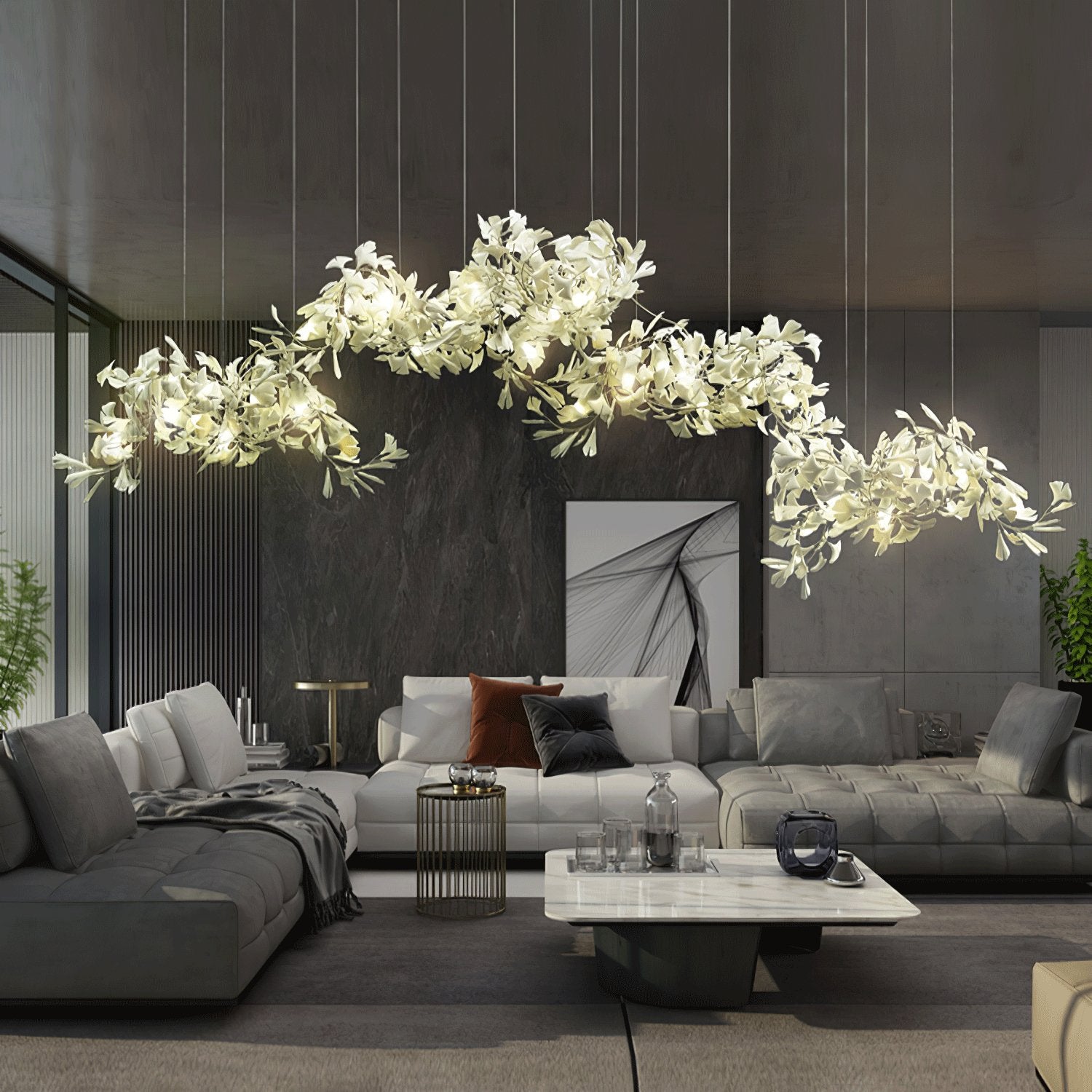 Gingko Chandelier C