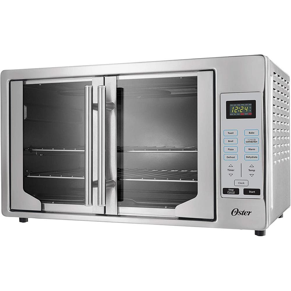 Oster Silver Countertop Digital French Door Convection Oven TSSTTVFDDG