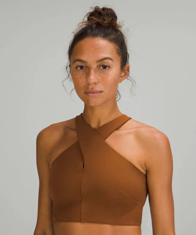 Nulu Wrap-Front Longline Bra Light Support, A/B Cup