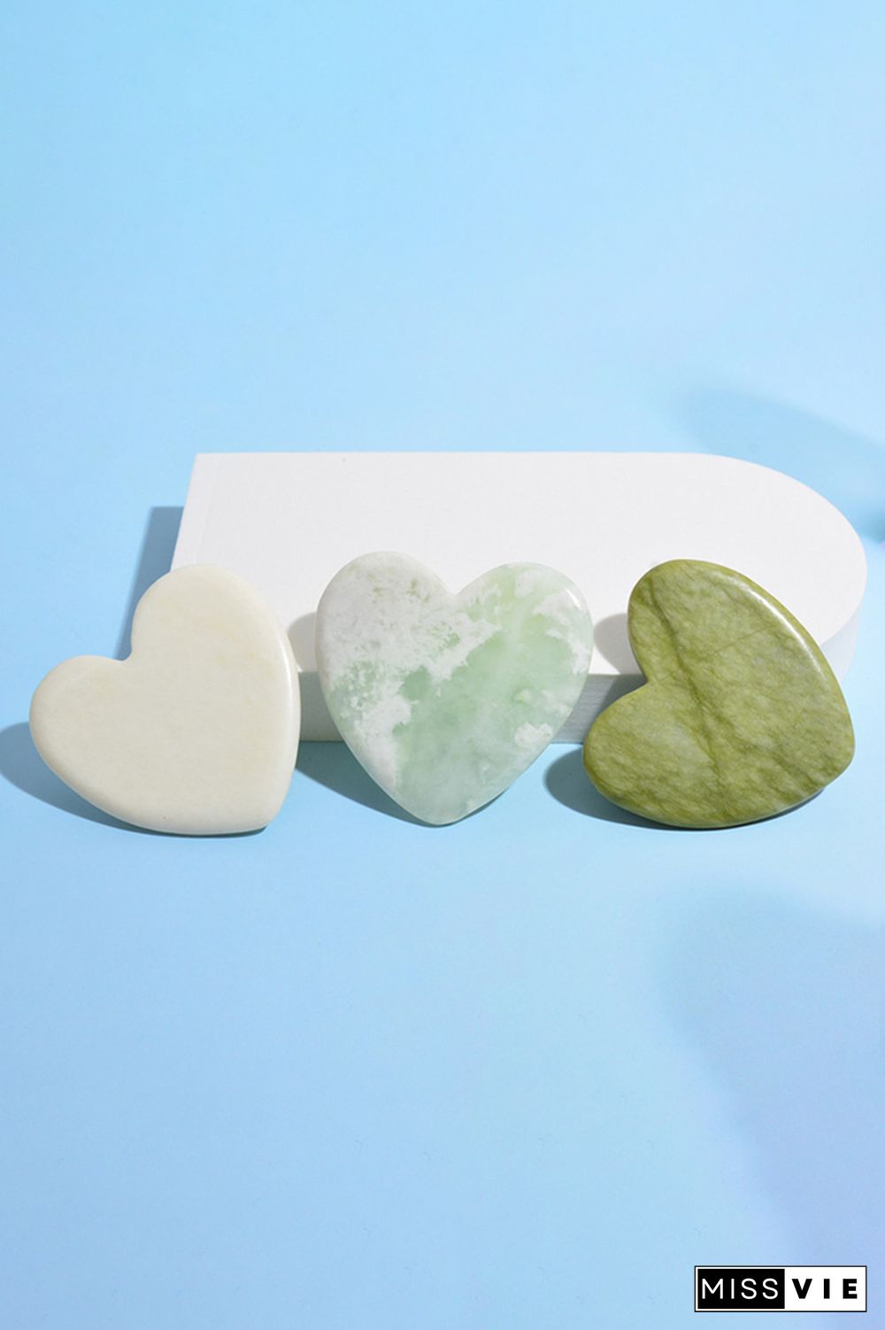 Heart-shaped Gua Sha Massage Tool Scrapping Plate MOQ 5pcs