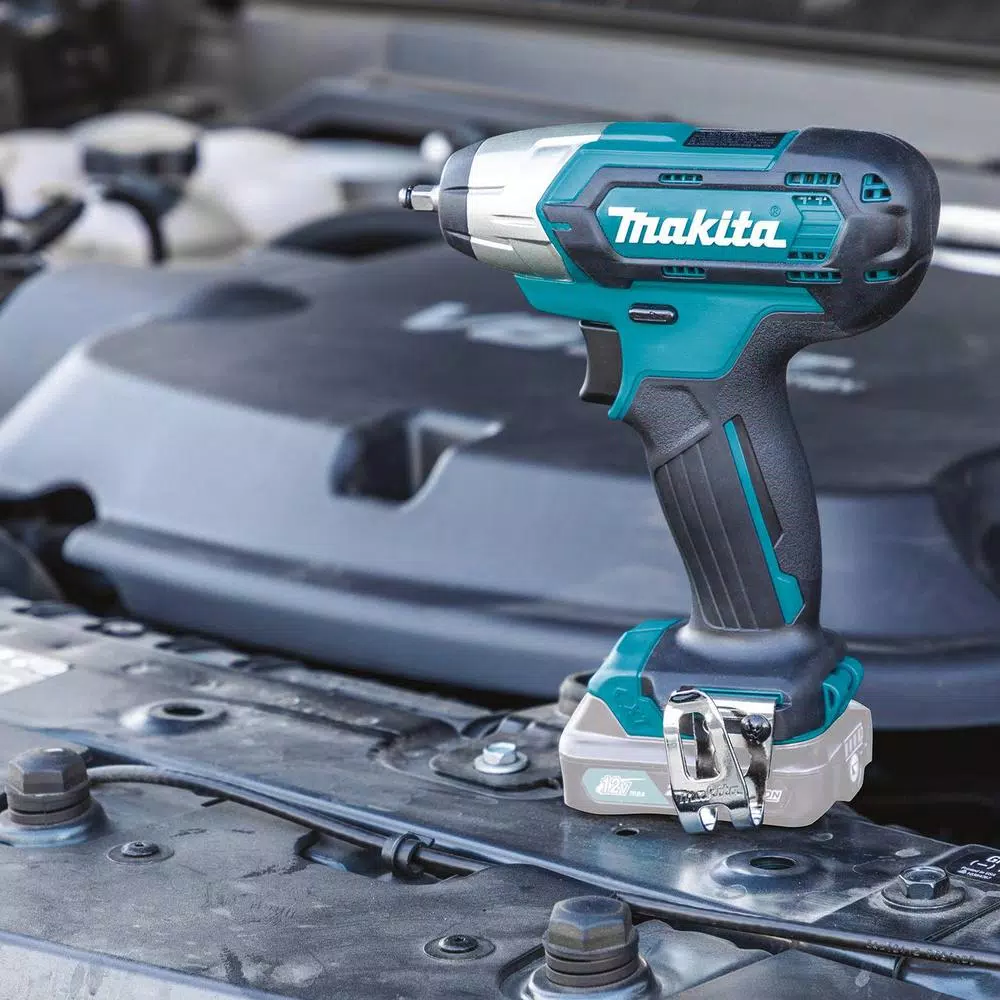 Makita 12-Volt MAX CXT Lithium-Ion Cordless 1/4 in. Sq. Drive Impact Wrench with Bonus 12-Volt MAX CXT Battery Pack 4.0Ah and#8211; XDC Depot