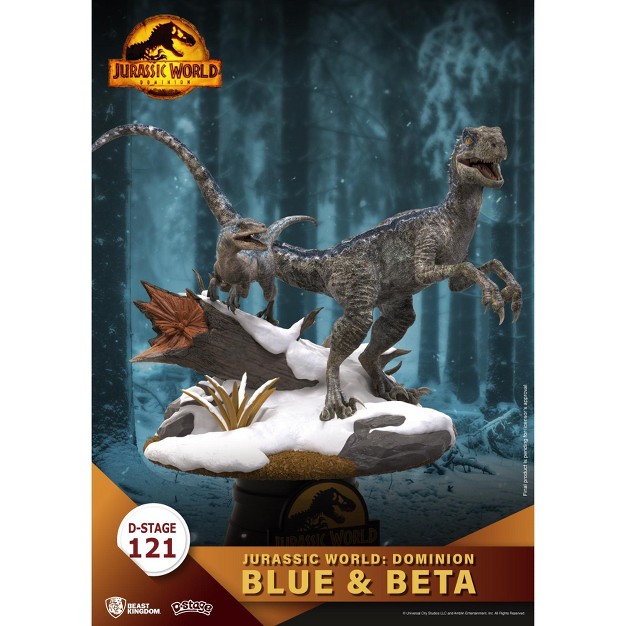 Universal Jurassic World Dominion blue amp beta d stage