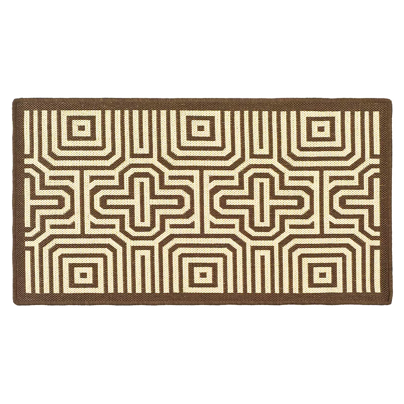 Safavieh Courtyard Geometric Print Indoor Outdoor Rug