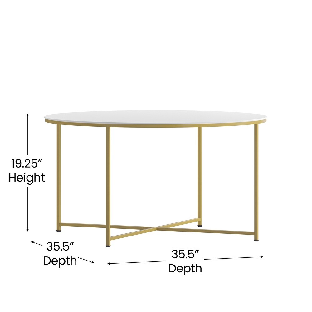 Signature Design by Ashley Coylin Cocktail Table   Tempered Glass Table