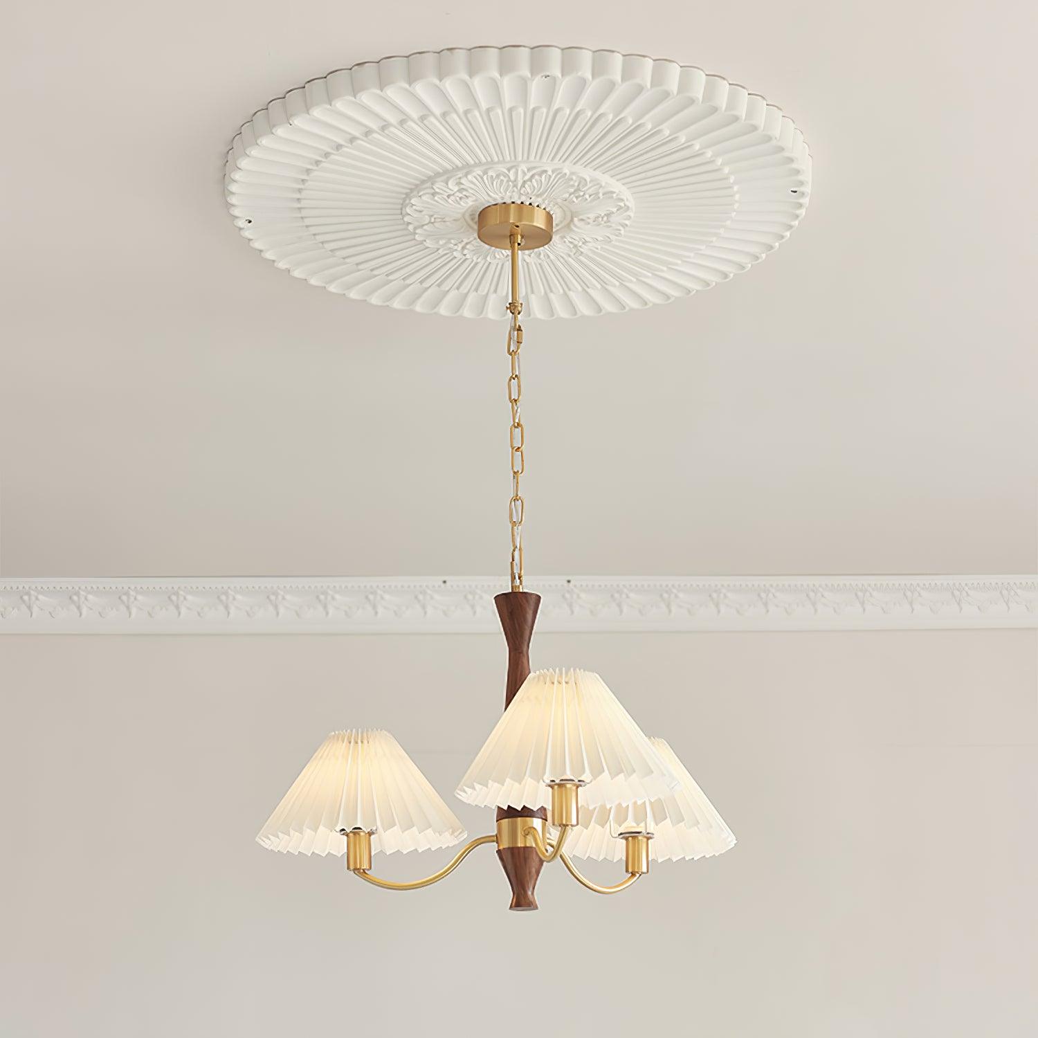 Pleated Chandelier