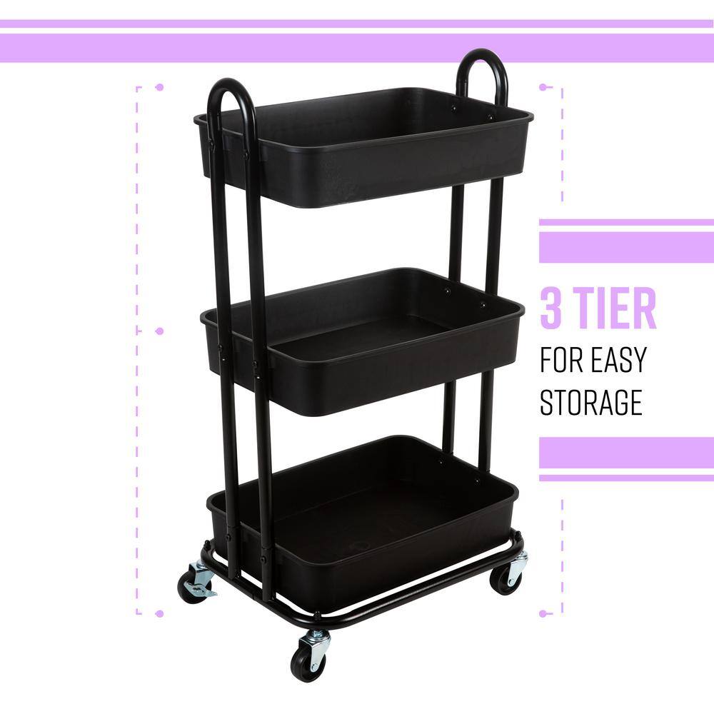 OIA 3 Tier Rolling Multifunctional Storage Cart NH-14233