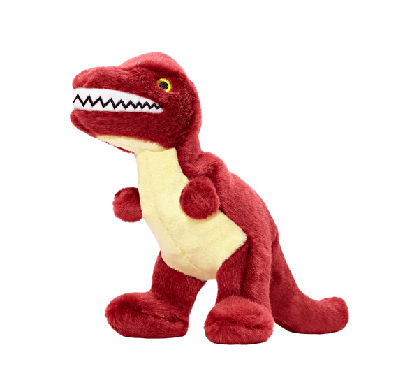 Fluff and Tuff Tiny T-Rex Plush Dog Toy