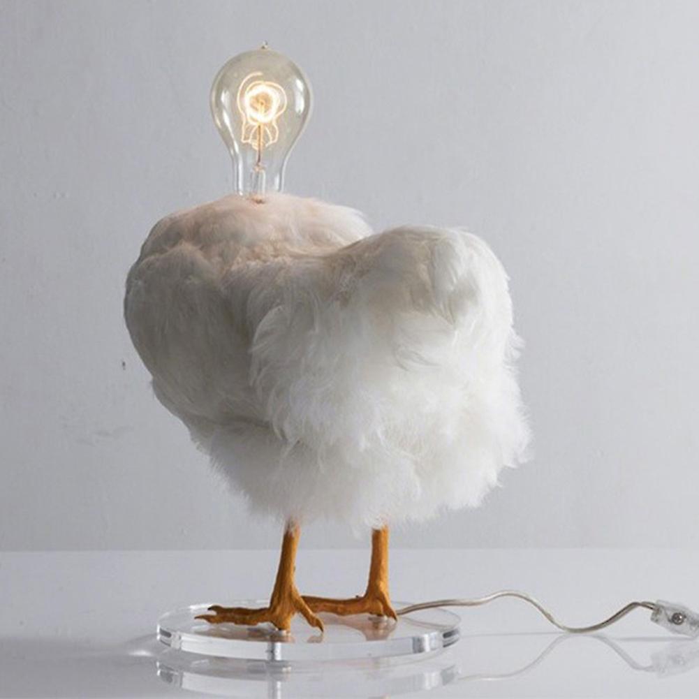 Household Easter Home Decor Simulated Animal Chicken Eggs Lamp Taxider