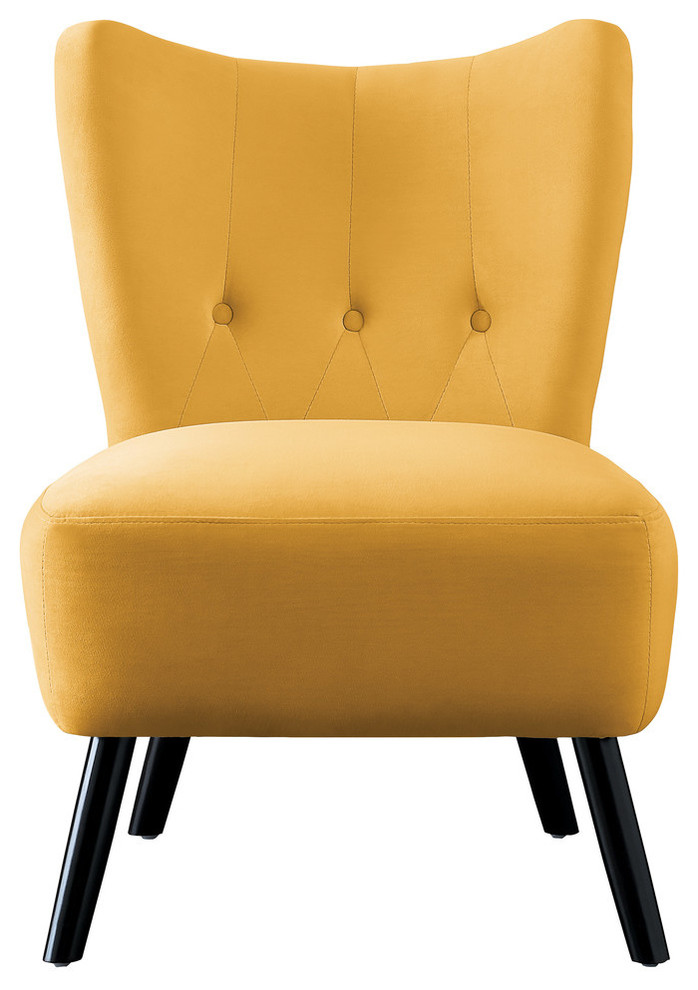 Davi Accent Chair   Midcentury   Armchairs And Accent Chairs   by Lexicon Home  Houzz