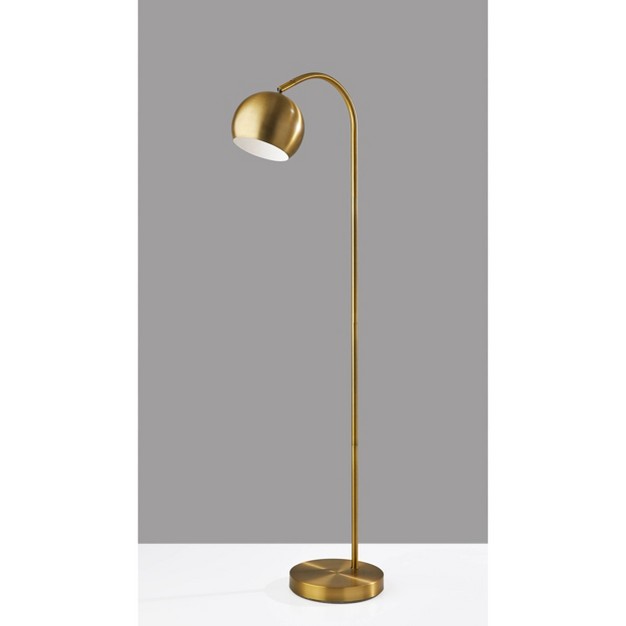 Emerson Floor Lamp Antique Brass Adesso