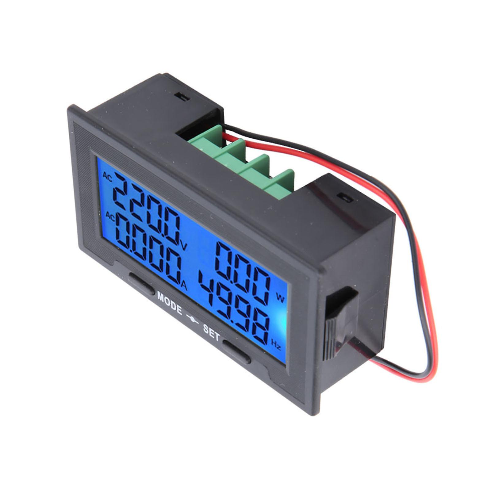 Yb5142dm 0-500v Intelligent Digital Lcd Display Ac Voltage Current Tester Meter (#2)