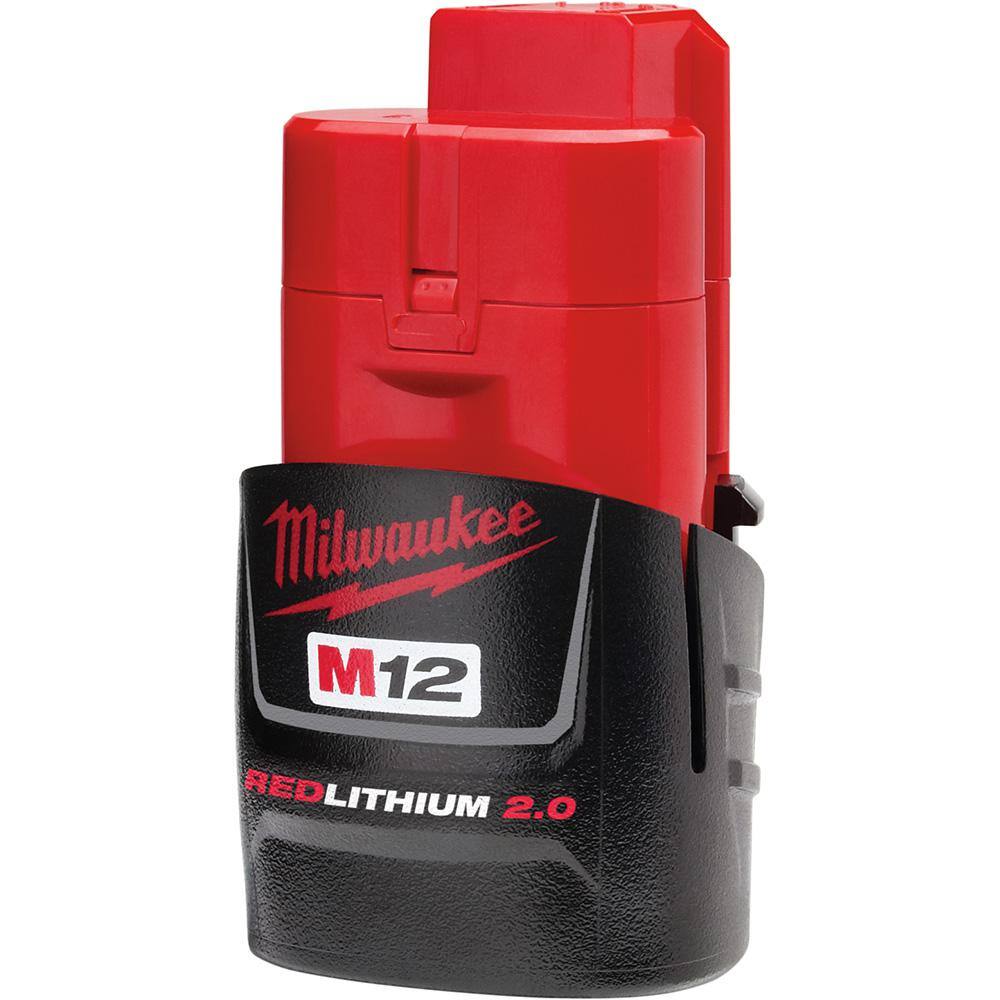 MW M12 12-Volt Lithium-Ion Cordless 750-Lumen TRUEVIEW LED Handheld Spotlight with M12 2.0Ah Battery 2353-20-48-11-2420