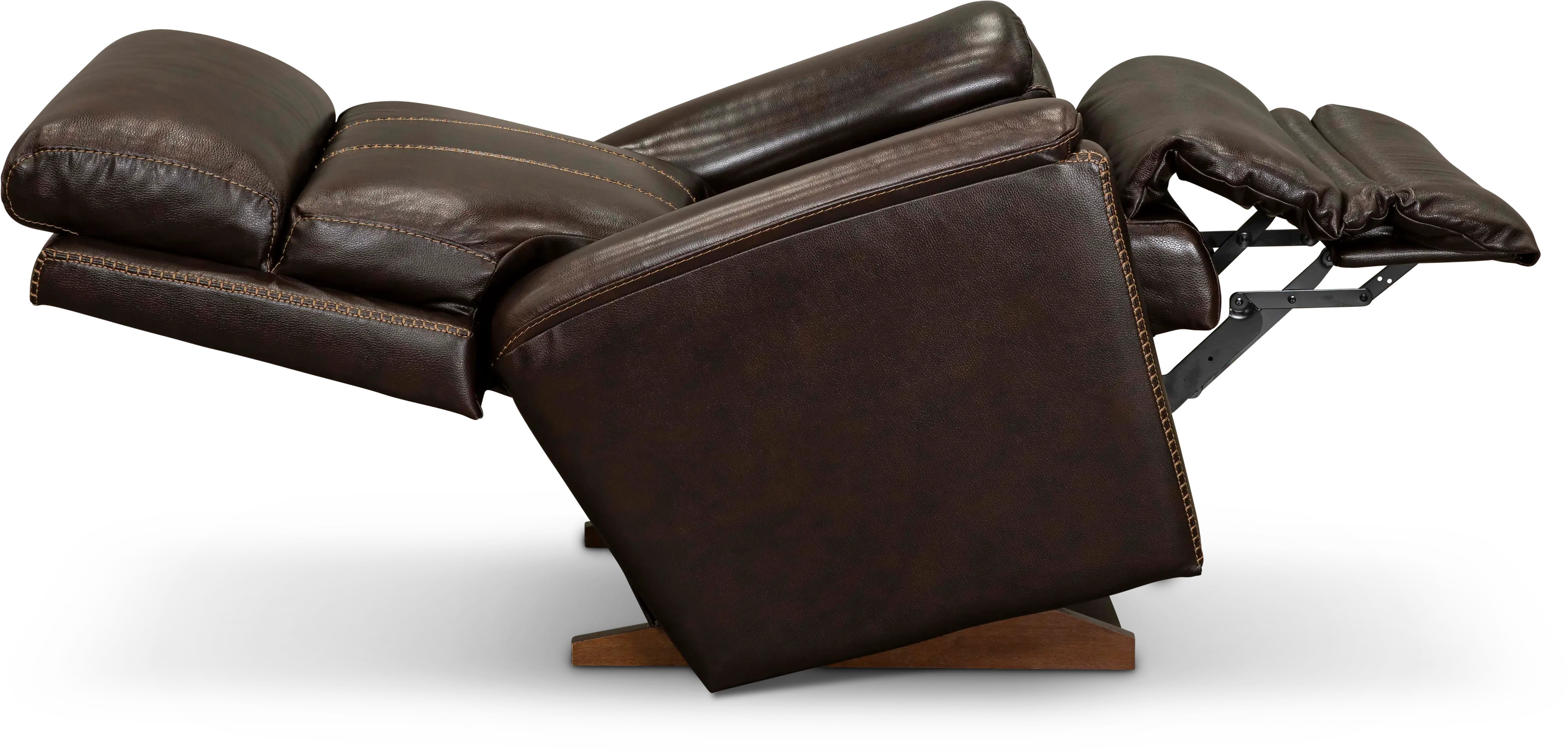 Talladega Chestnut Brown Rocker Recliner with Massage and Heat