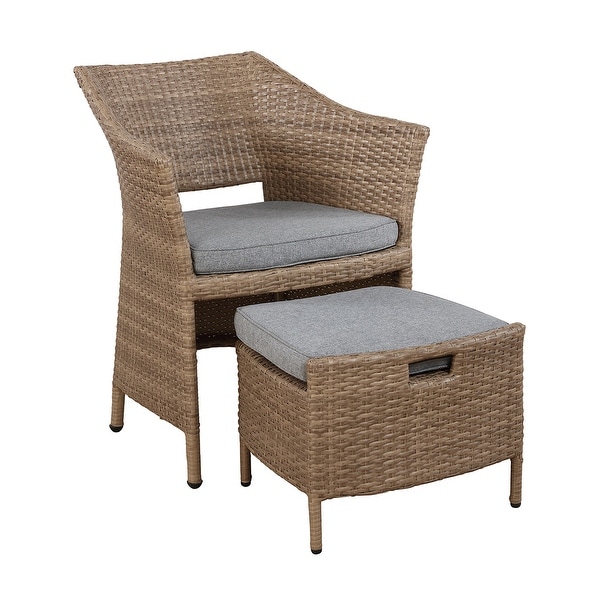 Kokoli AllWeather Wicker Conversation Set