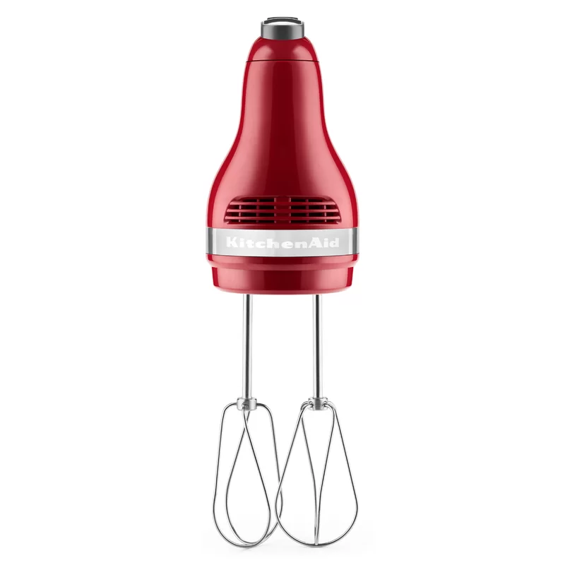 KitchenAid KHM512ER 5-Speed Ultra Power Hand Mixer， Empire Red