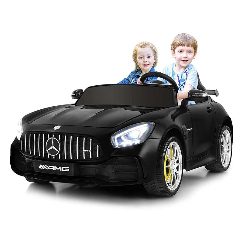 Licensed Mercedes Benz AMG GTR 2-Seater Ride-on Car 12V Battery Powered Vehicle Kids Riding Toy Car with Remote