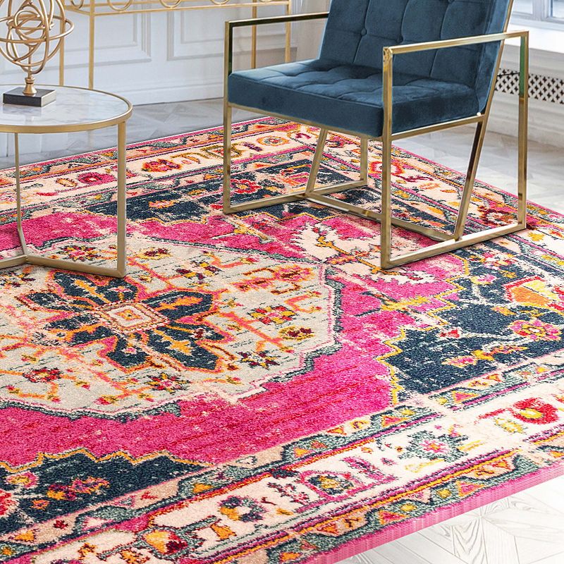 SUPERIOR Deliana Geometric Modern Medallion Indoor Area Rug