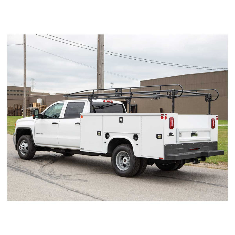 Buyers Products 14-1/2 Ft Black Service Body Ladder Rack