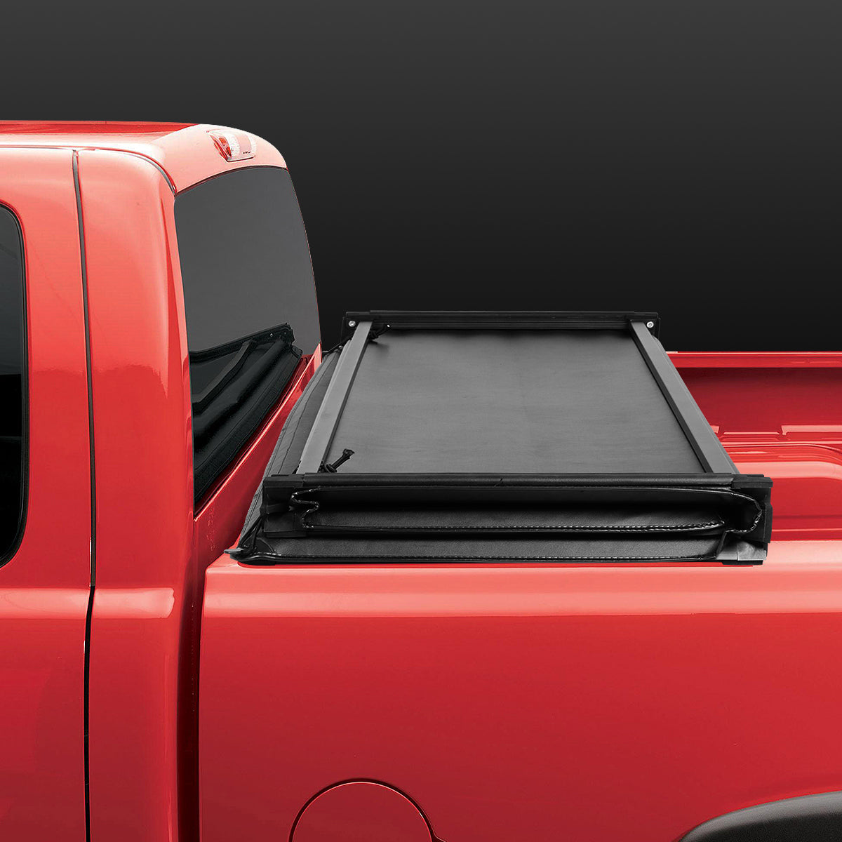 DNA Motoring TTC-TRISOFT-082 For 2020 to 2021 Jeep Gladiator Pickup Truck Bed Soft Top Folding Tri-Fold Tonneau Cover