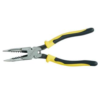 Klein Tools 8-38 in. All Purpose Pliers with Spring J2068CSEN