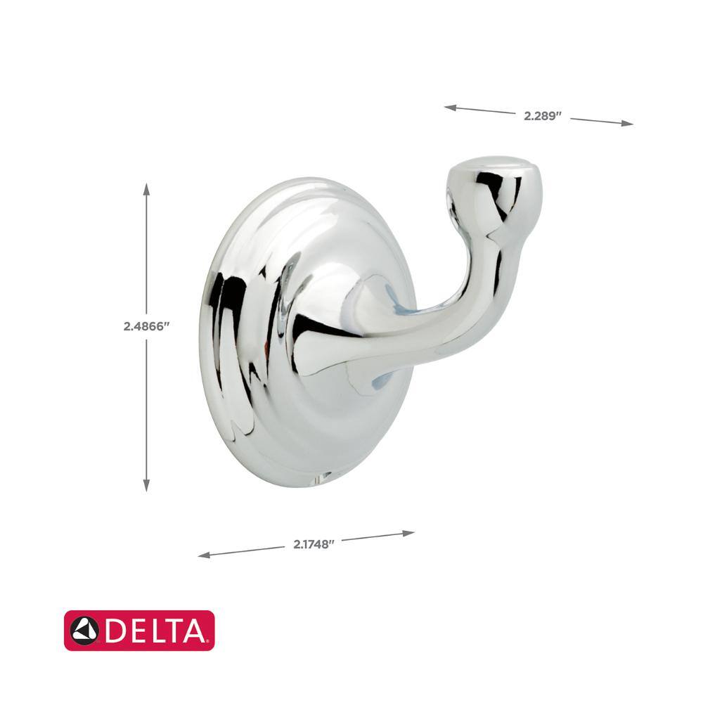 Delta Windemere Single Towel Hook in Chrome 70035