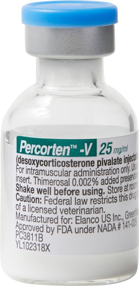 Percorten-V (desoxycorticosterone pivalate) Injectable for Dogs