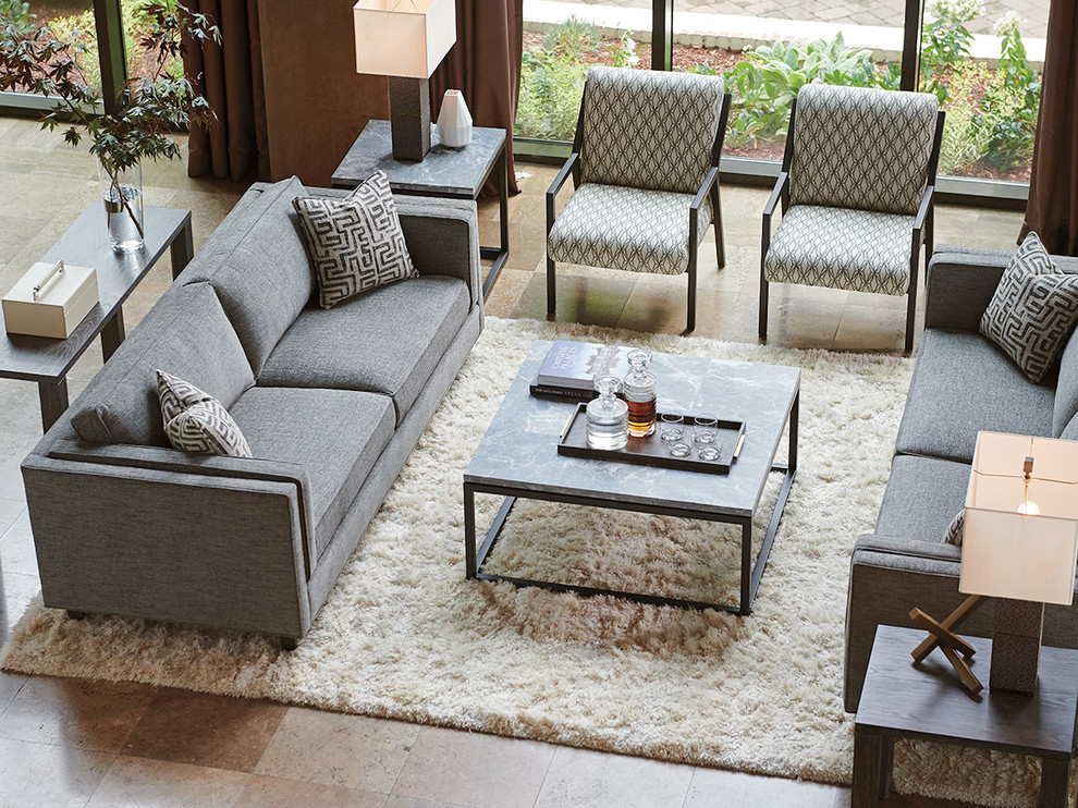 Proximity Square Cocktail Table   Transitional   Coffee Tables   by Lexington Home Brands  Houzz