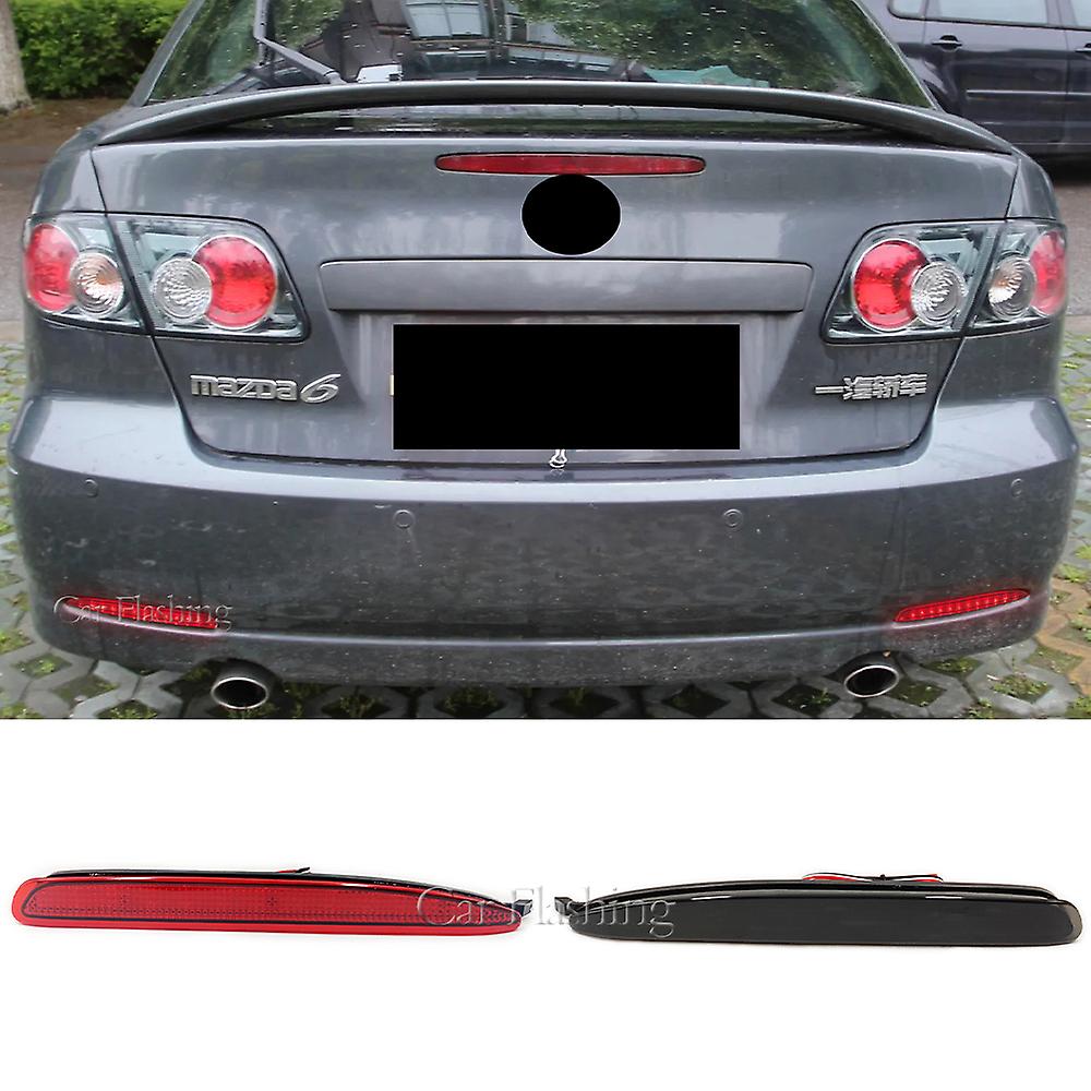 Born Pretty Car Flashing 1 Pair Led Rear Bumper Reflector Brake Stop Light Running Lamp For Mazda 6 2003 2004 2005 2006 2007 2008