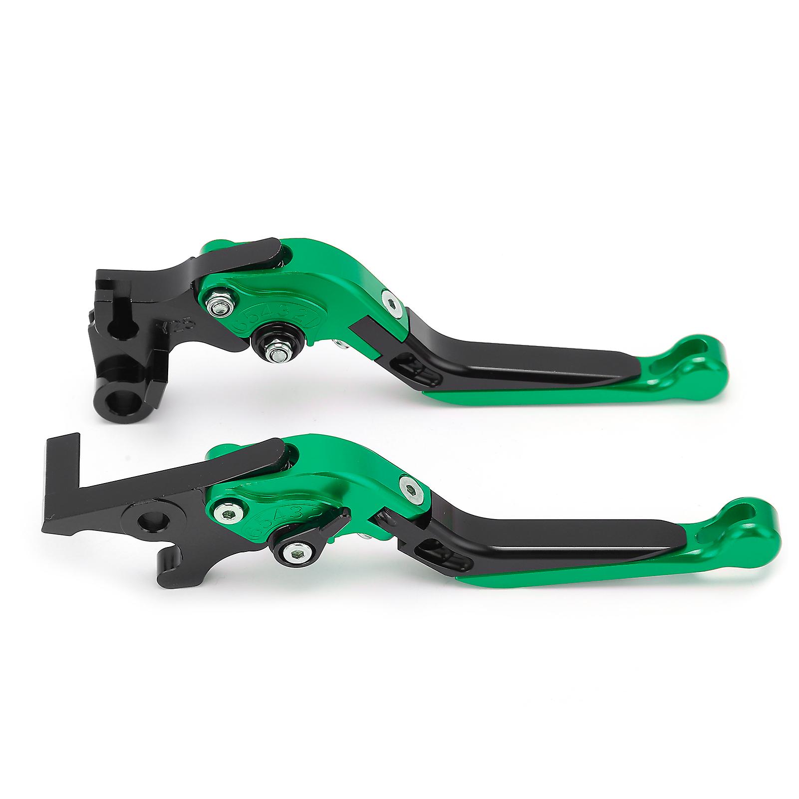 Adjustable Brake Clutch Levers Cnc Aluminum Alloy Replacement For Yamaha Mt25 Mt03 R25 R3green