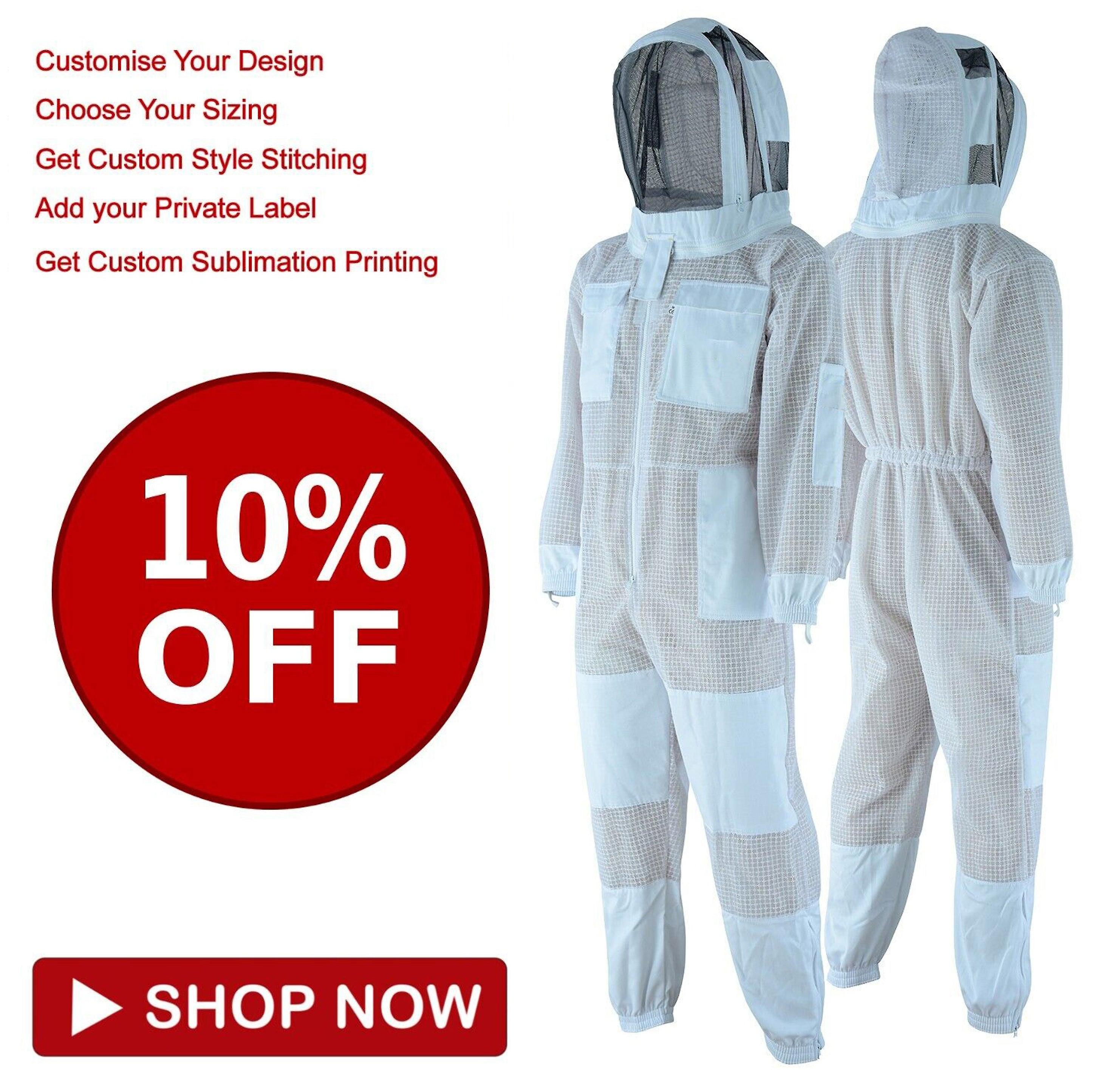 Ultra ventilated 3 layer bee beekeeper beekeeping suit nx -002