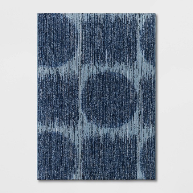 5 x27 X 7 x27 Outdoor Rug Denim Dye