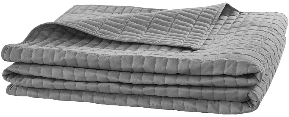 Comfort Spaces Kienna Quilt Set - Luxury Double Sided Stitching Design All Season Lightweight Coverlet Bedspread Bedding Matching Shams 3 Piece