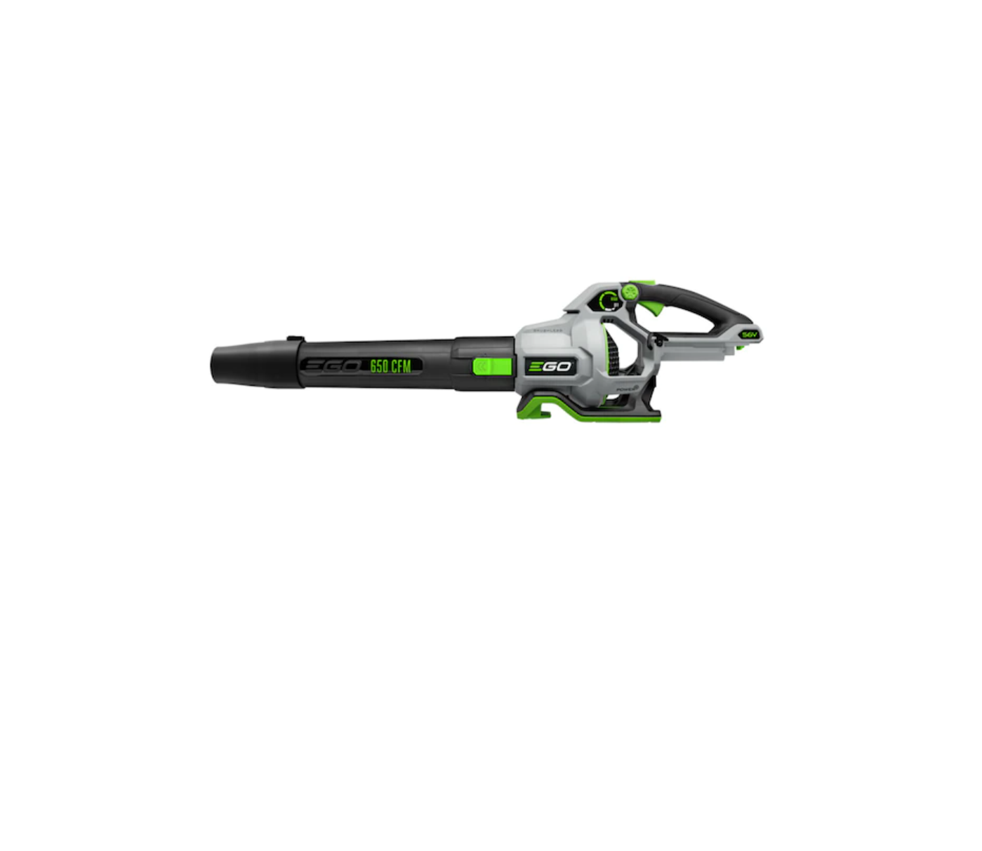 EGO LB6500 POWER+ 56-volt 650-CFM 160-MPH Brushless Handheld Cordless Electric Leaf Blower (Tool Only)