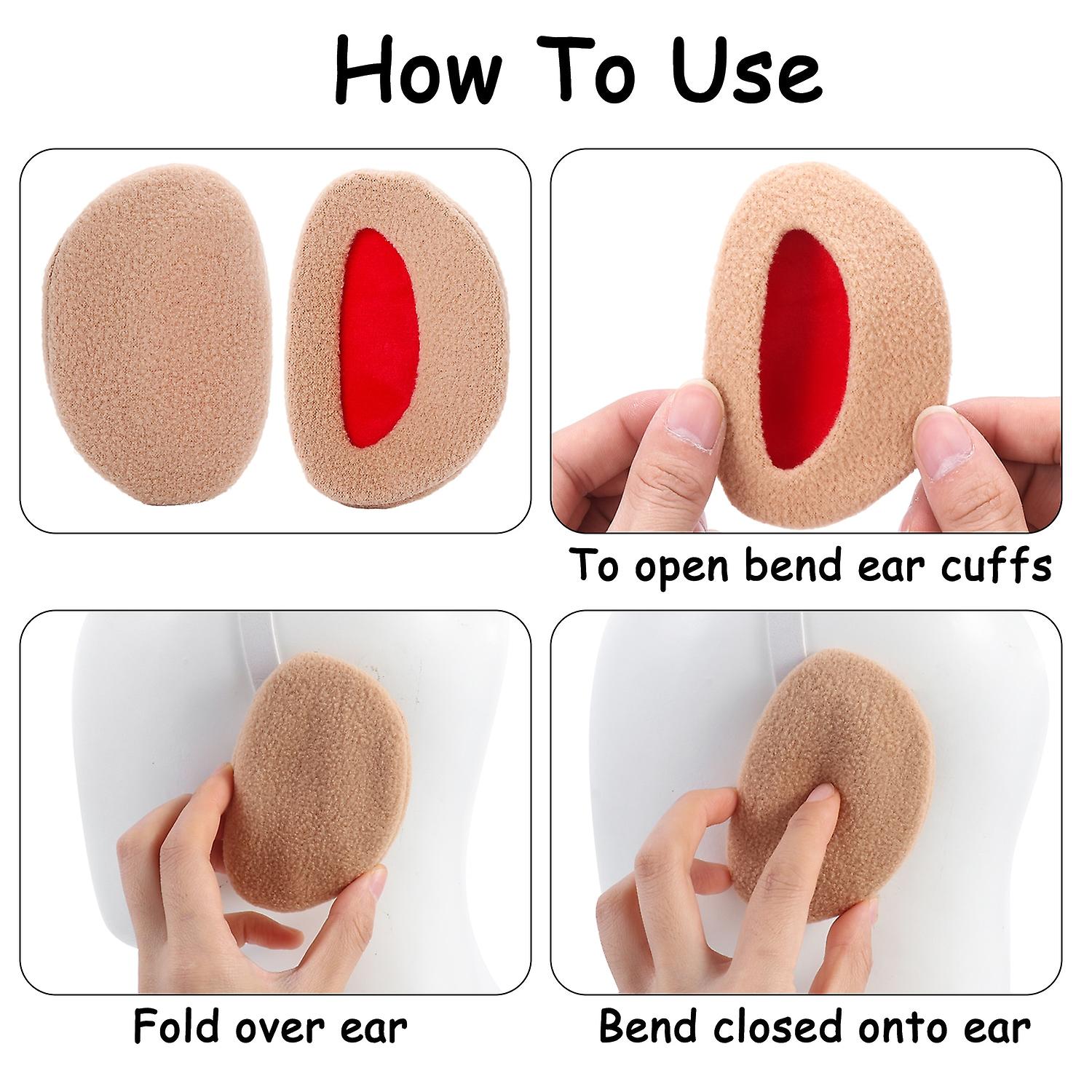 1 Pairs Winter Bandless Ear Warmers Earmuffs Fluffy Fleece Ear Cover Soft Thick Windproof Ear Protection For Men Women Kids