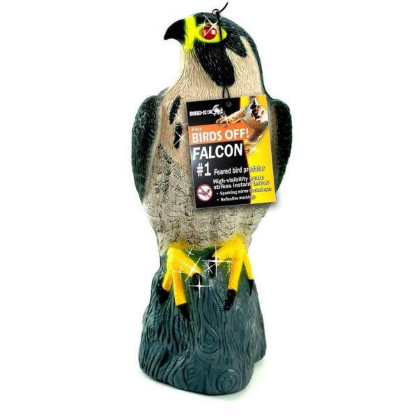 Bird-X Falcon Predator Decoy Bird Repellent Scare Pigeons FALCON